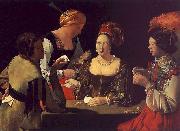 Georges de La Tour The Cheat with the Ace of Diamonds oil painting